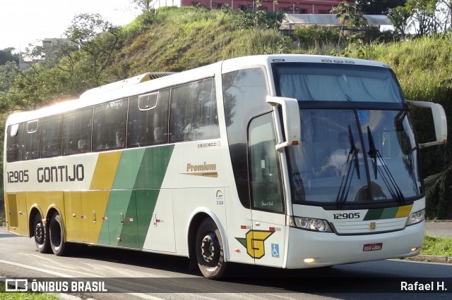 Empresa Gontijo de Transportes 12905 na cidade de Barra do Piraí, Rio de Janeiro, Brasil, por Rafael H.. Número da foto: #8094197.