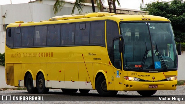 Viação Itapemirim 5813 na cidade de Caruaru, Pernambuco, Brasil, por Victor Hugo. ID da foto: 8093477.