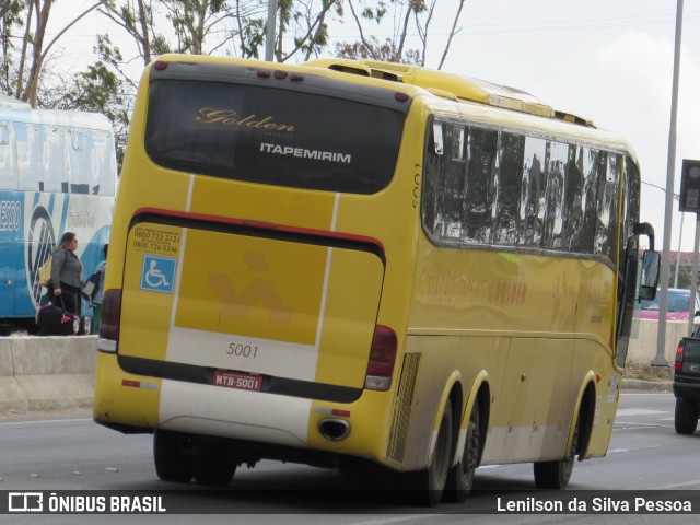 Viação Itapemirim 5001 na cidade de Caruaru, Pernambuco, Brasil, por Lenilson da Silva Pessoa. ID da foto: 8094676.