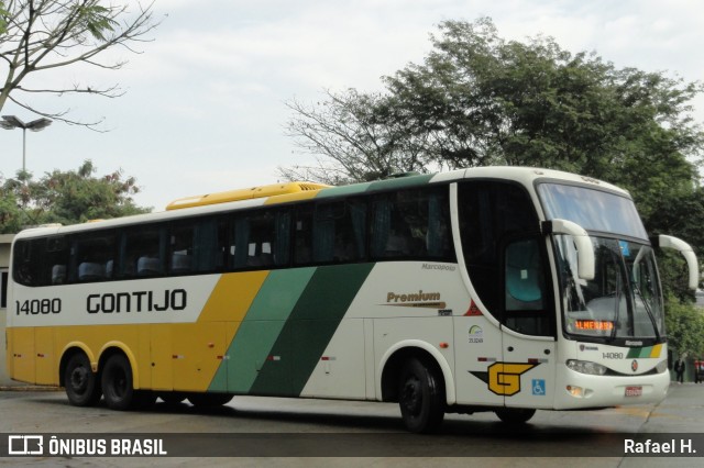 Empresa Gontijo de Transportes 14080 na cidade de São Paulo, São Paulo, Brasil, por Rafael H.. Número da foto: #8094248.