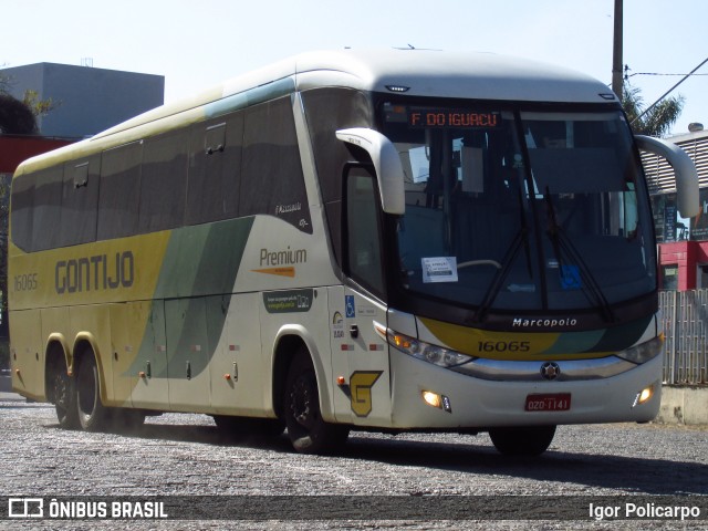 Empresa Gontijo de Transportes 16065 na cidade de Divinópolis, Minas Gerais, Brasil, por Igor Policarpo. Número da foto: #8094733.
