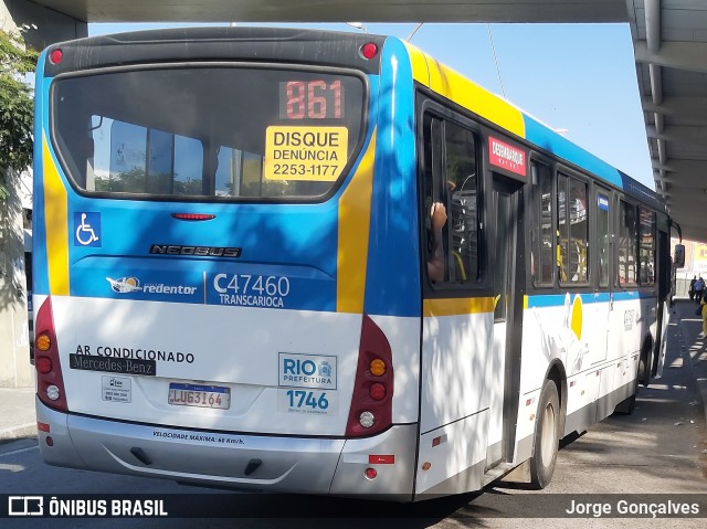Viação Redentor C47460 na cidade de Rio de Janeiro, Rio de Janeiro, Brasil, por Jorge Gonçalves. Número da foto: #8094145.
