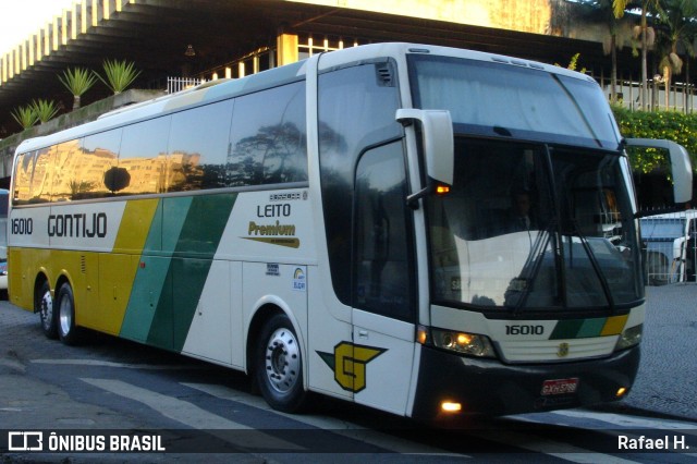 Empresa Gontijo de Transportes 16010 na cidade de Belo Horizonte, Minas Gerais, Brasil, por Rafael H.. ID da foto: 8094469.