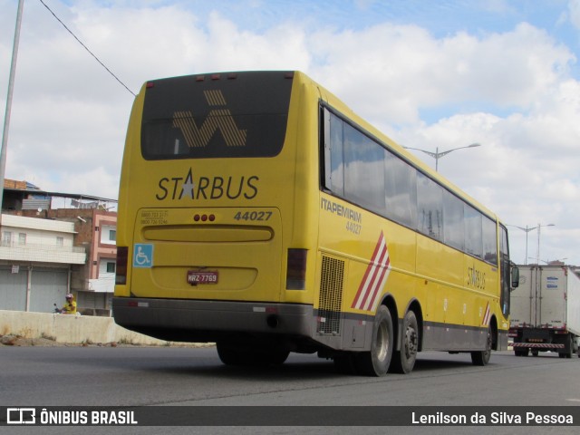 Viação Itapemirim 44027 na cidade de Caruaru, Pernambuco, Brasil, por Lenilson da Silva Pessoa. Número da foto: #8097504.