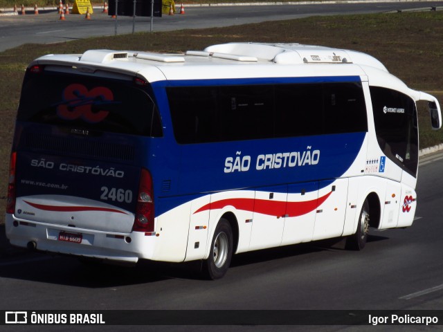 Viação São Cristóvão 2460 na cidade de Divinópolis, Minas Gerais, Brasil, por Igor Policarpo. ID da foto: 8097113.