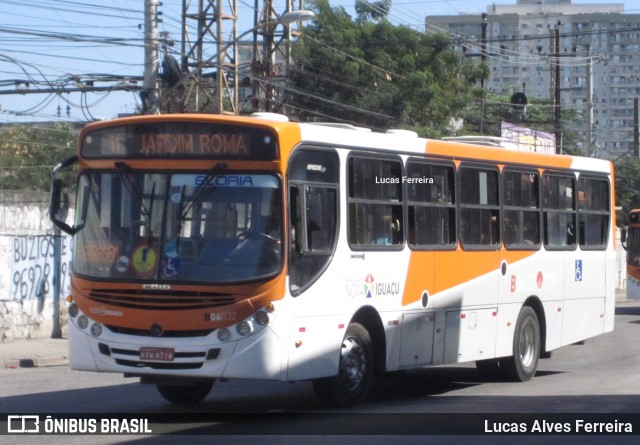 Expresso Nossa Senhora da Glória B06032 na cidade de Nova Iguaçu, Rio de Janeiro, Brasil, por Lucas Alves Ferreira. Número da foto: #8097166.