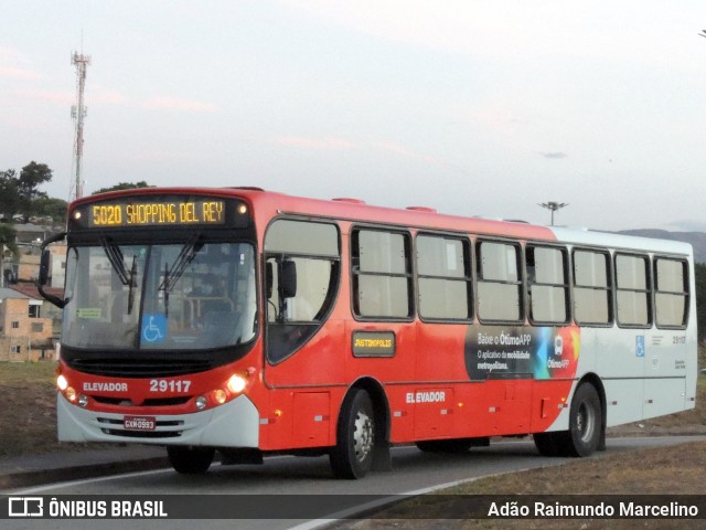 Transbus Transportes > Gávea Transportes 29117 na cidade de Belo Horizonte, Minas Gerais, Brasil, por Adão Raimundo Marcelino. ID da foto: 8098064.