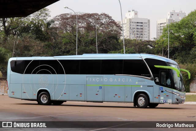 Viação Garcia 82055 na cidade de Maringá, Paraná, Brasil, por Rodrigo Matheus. Número da foto: #8097807.