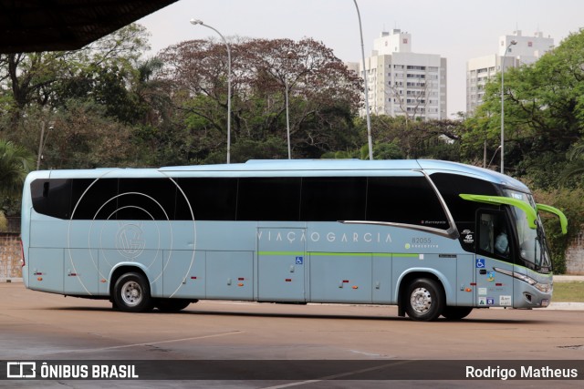 Viação Garcia 82055 na cidade de Maringá, Paraná, Brasil, por Rodrigo Matheus. ID da foto: 8097807.