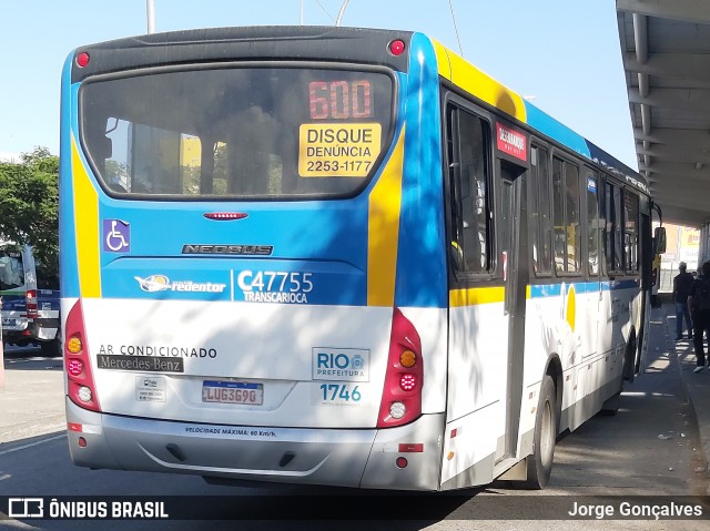 Viação Redentor C47755 na cidade de Rio de Janeiro, Rio de Janeiro, Brasil, por Jorge Gonçalves. Número da foto: #8096424.