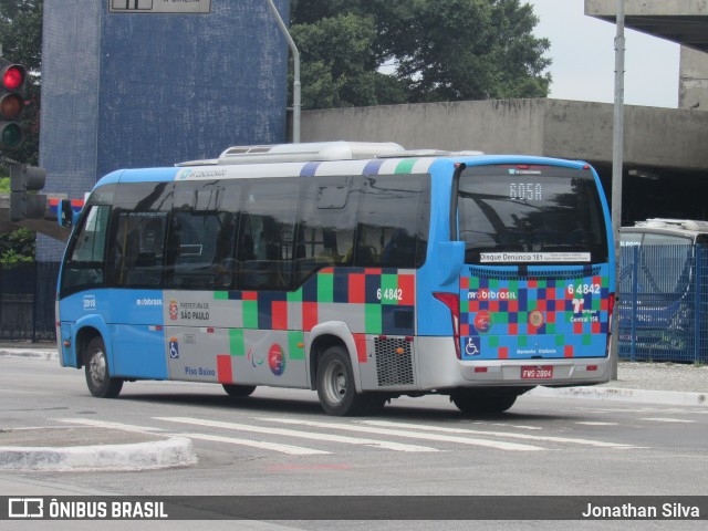 Viação Paratodos > São Jorge > Metropolitana São Paulo > Mobibrasil 6 3842 na cidade de São Paulo, São Paulo, Brasil, por Jonathan Silva. Número da foto: #8096364.