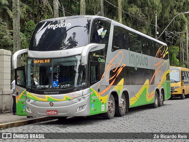 Impulso Turismo e Transportes 7200 na cidade de Petrópolis, Rio de Janeiro, Brasil, por Zé Ricardo Reis. ID da foto: 8096997.