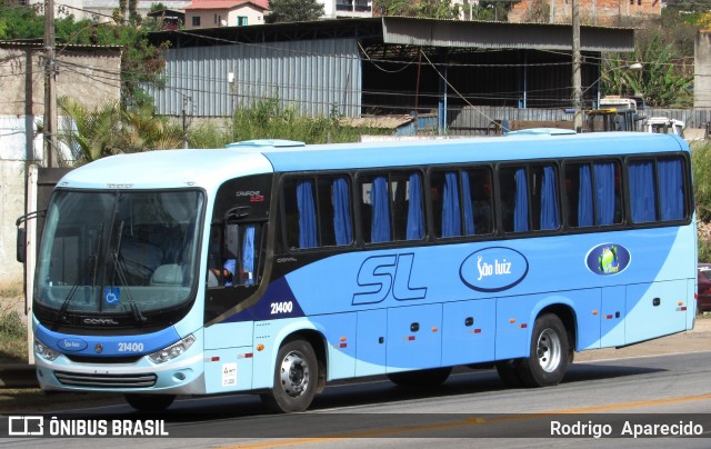 Viação São Luiz 21400 na cidade de Conselheiro Lafaiete, Minas Gerais, Brasil, por Rodrigo  Aparecido. Número da foto: #8097220.