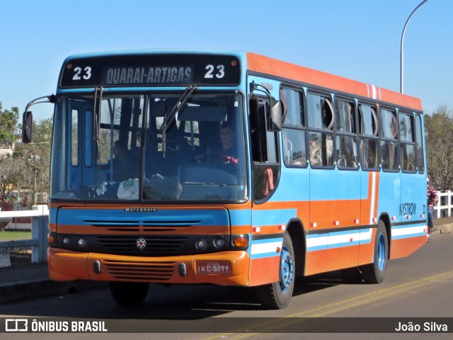 Nystrom Transportes Coletivos 23 na cidade de Quaraí, Rio Grande do Sul, Brasil, por João Silva. ID da foto: 8097167.