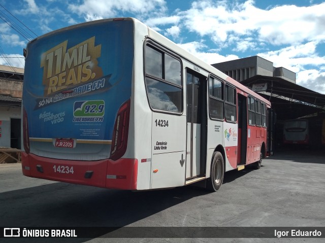 Expresso Unir 14234 na cidade de Pedro Leopoldo, Minas Gerais, Brasil, por Igor Eduardo. Número da foto: #8095509.