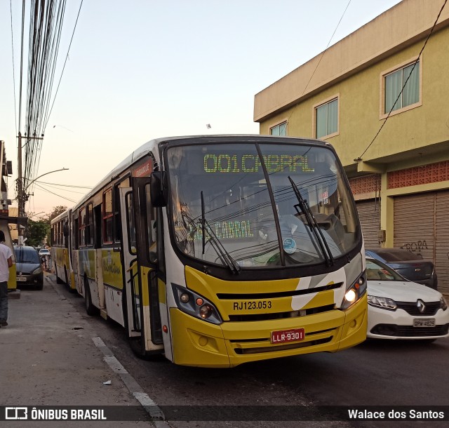 Viação Nilopolitana RJ 123.053 na cidade de Nilópolis, Rio de Janeiro, Brasil, por Walace dos Santos. Número da foto: #8096180.