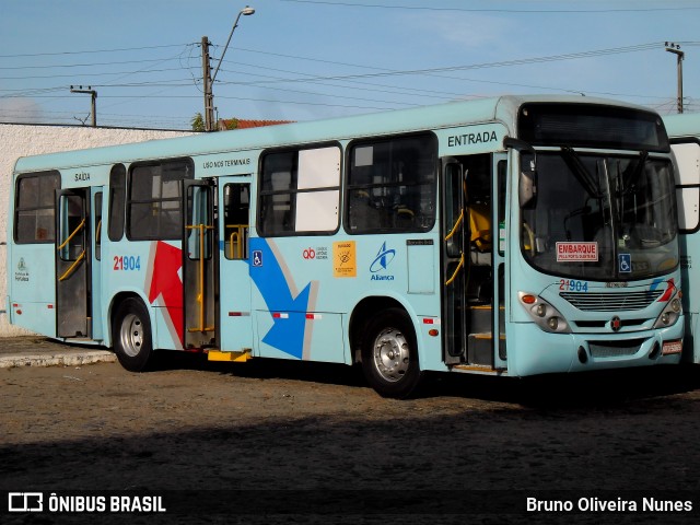 Aliança Transportes Urbanos 21904 na cidade de Fortaleza, Ceará, Brasil, por Bruno Oliveira Nunes. Número da foto: #8096425.