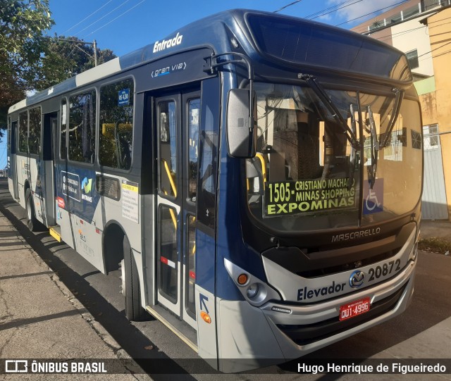 Viação Progresso 20872 na cidade de Belo Horizonte, Minas Gerais, Brasil, por Hugo Henrique de Figueiredo. ID da foto: 8098946.