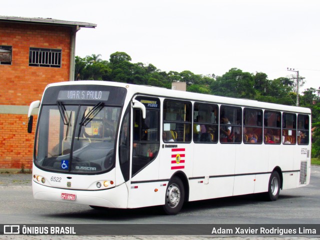 Viação Piracicabana Blumenau 6522 na cidade de Blumenau, Santa Catarina, Brasil, por Adam Xavier Rodrigues Lima. Número da foto: #8099590.