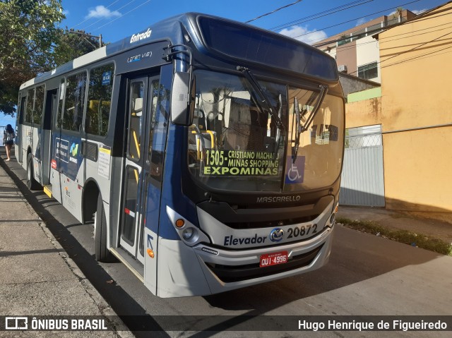 Viação Progresso 20872 na cidade de Belo Horizonte, Minas Gerais, Brasil, por Hugo Henrique de Figueiredo. ID da foto: 8098963.