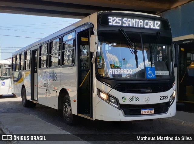 Viação Elite 2332 na cidade de Volta Redonda, Rio de Janeiro, Brasil, por Matheus Martins da Silva. Número da foto: #8098860.