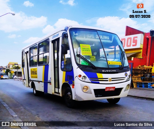 Transporte Alternativo de Embu-Guaçu 21 na cidade de Embu-Guaçu, São Paulo, Brasil, por Lucas Santos da Silva. Número da foto: #8098609.
