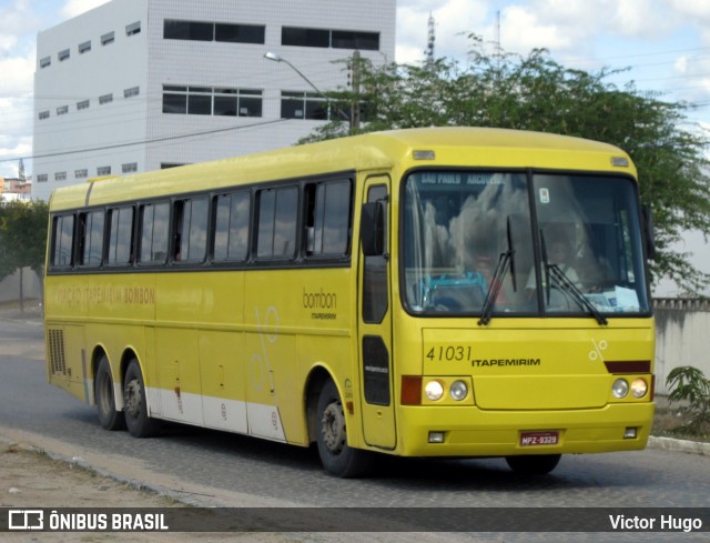 Viação Itapemirim 41031 na cidade de Caruaru, Pernambuco, Brasil, por Victor Hugo. ID da foto: 8098617.