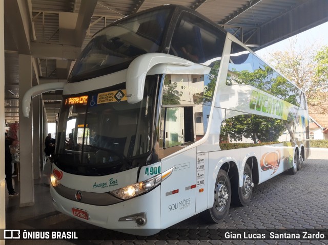 Eucatur - Empresa União Cascavel de Transportes e Turismo 4900 na cidade de Ji-Paraná, Rondônia, Brasil, por Gian Lucas  Santana Zardo. ID da foto: 8100133.