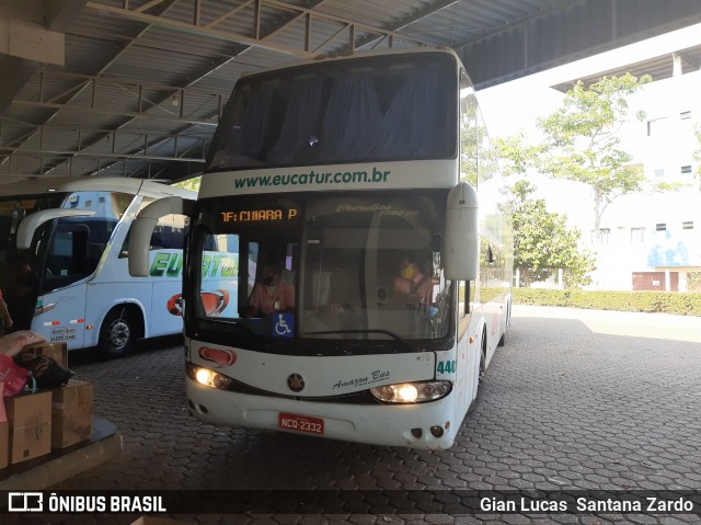 Eucatur - Empresa União Cascavel de Transportes e Turismo 4402 na cidade de Ji-Paraná, Rondônia, Brasil, por Gian Lucas  Santana Zardo. ID da foto: 8100217.