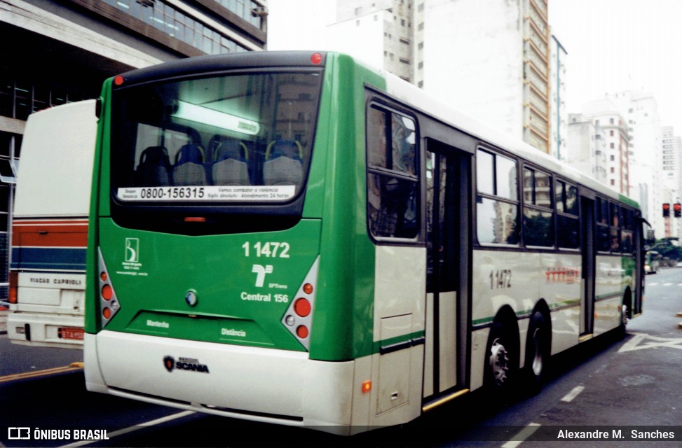 Viação Santa Brígida 1 1472 na cidade de São Paulo, São Paulo, Brasil, por Alexandre M.  Sanches. ID da foto: 8099399.