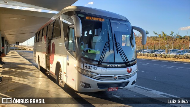 Expresso Unir 14242 na cidade de Confins, Minas Gerais, Brasil, por Luiz Silva. Número da foto: #8100817.