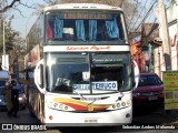 Buses Linea Azul 302 na cidade de Estación Central, Santiago, Metropolitana de Santiago, Chile, por Sebastian Andres Maluenda. ID da foto: :id.