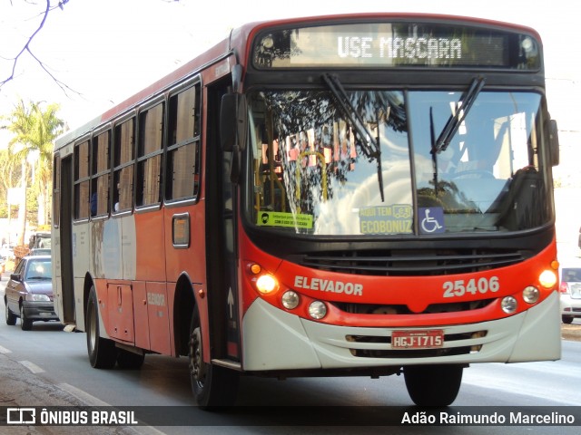 Autotrans > Turilessa 25406 na cidade de Contagem, Minas Gerais, Brasil, por Adão Raimundo Marcelino. Número da foto: #8103794.
