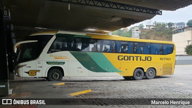 Empresa Gontijo de Transportes 18740 na cidade de Teófilo Otoni, Minas Gerais, Brasil, por Marcelo Henrique. ID da foto: 8101078.