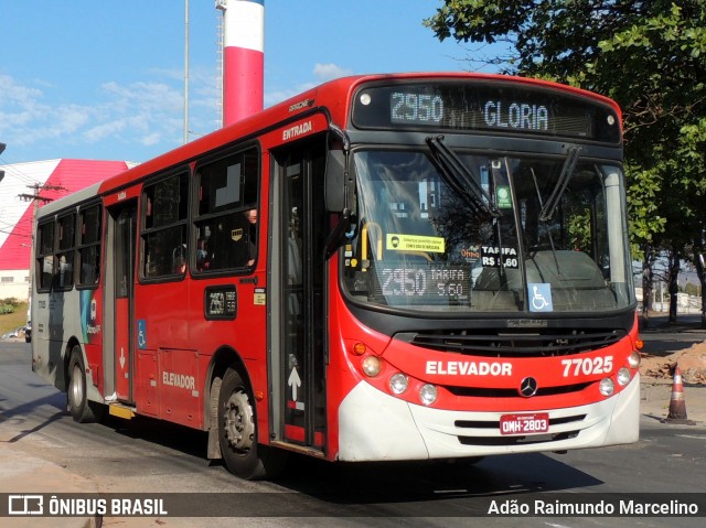 Eldorado Transportes 77025 na cidade de Contagem, Minas Gerais, Brasil, por Adão Raimundo Marcelino. ID da foto: 8103474.