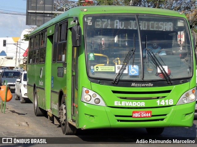 Viação Novo Retiro 1418 na cidade de Contagem, Minas Gerais, Brasil, por Adão Raimundo Marcelino. ID da foto: 8103460.