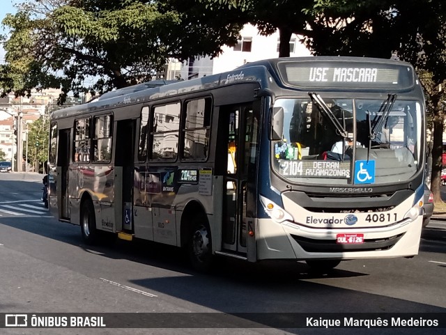 Viação Anchieta 40811 na cidade de Belo Horizonte, Minas Gerais, Brasil, por Kaique Marquês Medeiros . Número da foto: #8101941.
