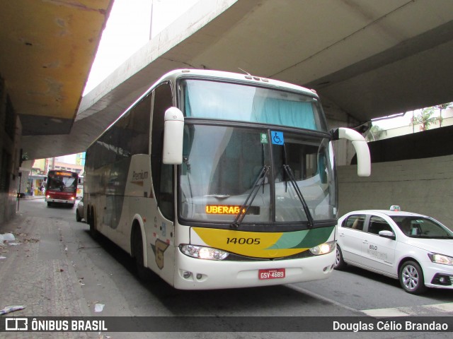 Empresa Gontijo de Transportes 14005 na cidade de Belo Horizonte, Minas Gerais, Brasil, por Douglas Célio Brandao. ID da foto: 8103228.