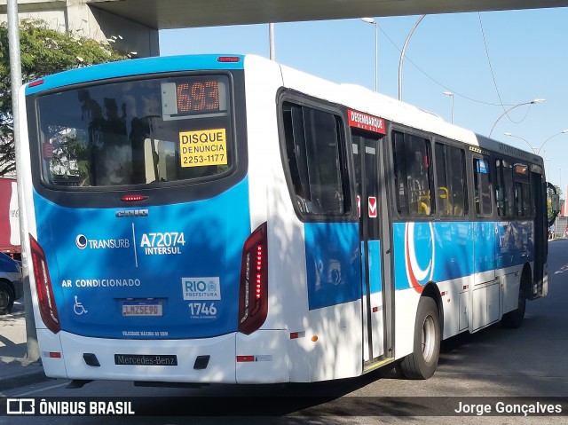Transurb A72074 na cidade de Rio de Janeiro, Rio de Janeiro, Brasil, por Jorge Gonçalves. Número da foto: #8102180.