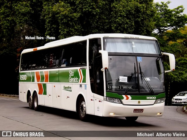 Cia. São Geraldo de Viação 11900 na cidade de São Paulo, São Paulo, Brasil, por Michael  Alberto Vieira. ID da foto: 8102091.