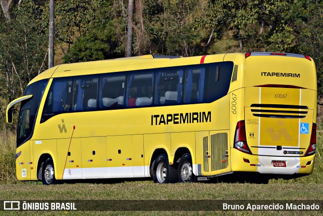 Viação Itapemirim 60067 na cidade de Atibaia, São Paulo, Brasil, por Bruno Aparecido Machado. Número da foto: #8102561.