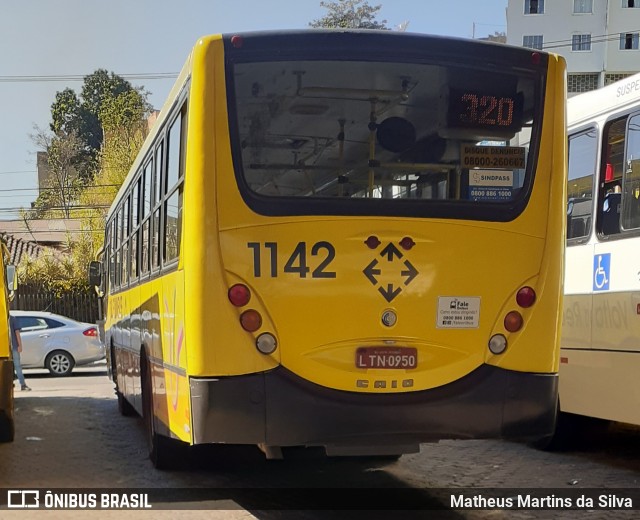 Viação Sul Fluminense 1142 na cidade de Volta Redonda, Rio de Janeiro, Brasil, por Matheus Martins da Silva. ID da foto: 8101586.