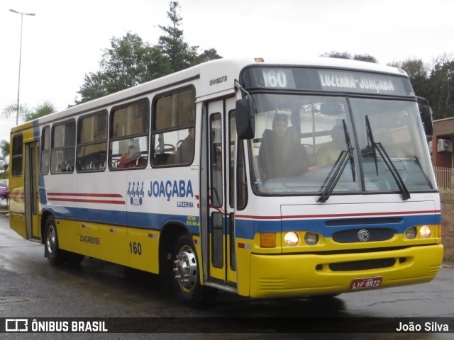 Empresa Joaçabense de Transportes Coletivos 160 na cidade de Luzerna, Santa Catarina, Brasil, por João Silva. ID da foto: 8105901.