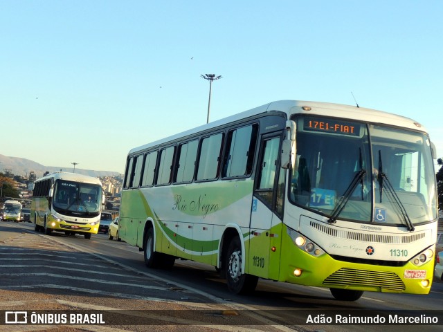 Rio Negro Fretamento e Turismo 11310 na cidade de Belo Horizonte, Minas Gerais, Brasil, por Adão Raimundo Marcelino. Número da foto: #8106398.