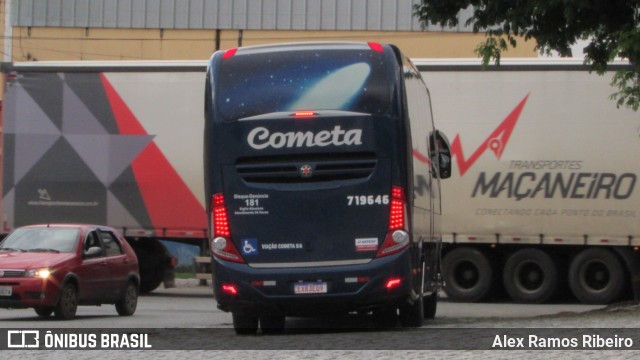 Viação Cometa 719646 na cidade de Guaratinguetá, São Paulo, Brasil, por Alex Ramos Ribeiro. ID da foto: 8105602.