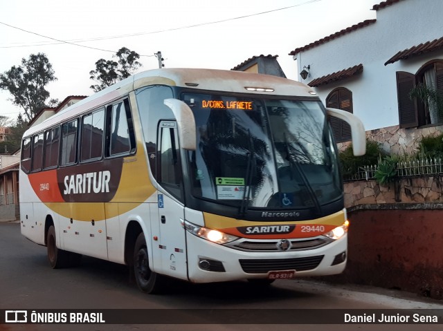 Saritur - Santa Rita Transporte Urbano e Rodoviário 29440 na cidade de Ouro Preto, Minas Gerais, Brasil, por Daniel Junior Sena. Número da foto: #8106125.
