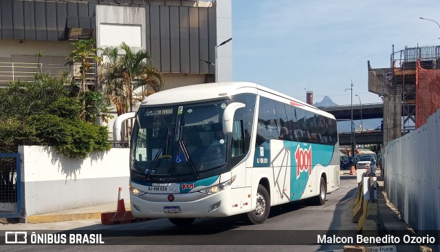 Auto Viação 1001 RJ 108.032 na cidade de Rio de Janeiro, Rio de Janeiro, Brasil, por Malcon Benedito Ozorio. ID da foto: 8104356.