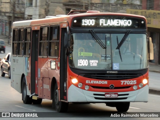 Eldorado Transportes 77025 na cidade de Belo Horizonte, Minas Gerais, Brasil, por Adão Raimundo Marcelino. Número da foto: #8106675.