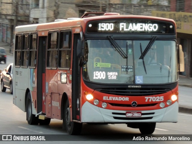 Eldorado Transportes 77025 na cidade de Belo Horizonte, Minas Gerais, Brasil, por Adão Raimundo Marcelino. ID da foto: 8106675.