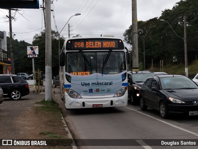 Viação Belém Novo 2386 na cidade de Porto Alegre, Rio Grande do Sul, Brasil, por Douglas Santos. Número da foto: #8104177.
